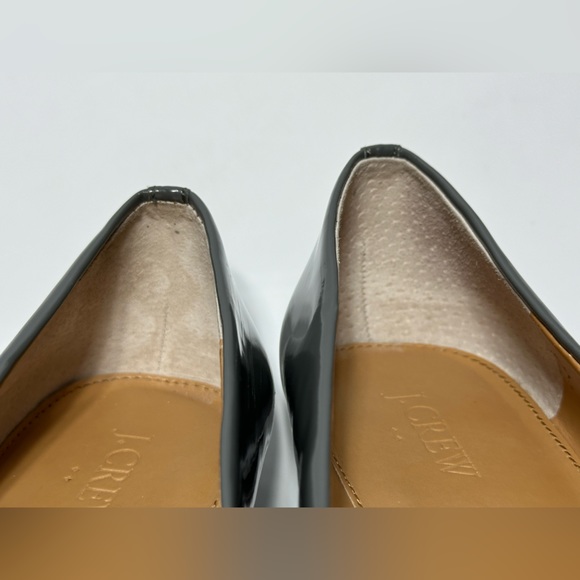 J.Crew Women's Double-Bow Flats Size 8.5 Grey Patent Polyurethane style#… - Picture 13 of 15